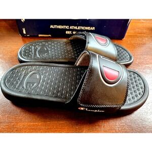 Champion Super Slide Sandals Men's Size 9 Large Logo